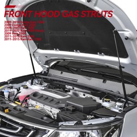Vepagoo 6659 Front Hood Gas Struts Compatible with 2008-2022 Dodge Ram 1500 2500 3500 Dodge Ram, Ram, Ram Classic, Ram, Ram, Ram Ram Pickup 2-Door/4-Door Hood-with Aluminum Hood Lift Support Shocks