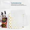 Index Divider Card Sheet a5 6 Holes Transparent Plastic Index