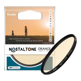 Kenko Soft Effect Filter NOSTALTONE ORANGE φ62 mm, with Colour Effect, for Contrast Adjustment, Made in Japan