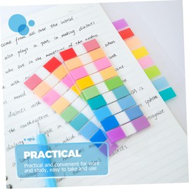 Operitacx 900 Pcs Index Sticker Planner Calendar Tabs Color Stickers Colored Stickers Colored Tabs Book Annotation Tabs Colored Dots Stickers Color Dots Stickers Student Notebook PVC Bible
