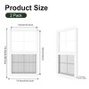 2 Pack Chicken Coop Windows 12" x 18", Sliding Shed