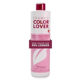 Framesi Color Lover Champú rico en humedad – Champú hidratante para cabello teñido – Champú sin sulfato para cabello seco – Champú hidratante con quin