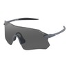 Bobster® Aero Cycling Sunglass Matte Gray Frame, Smoke Silver Mirror