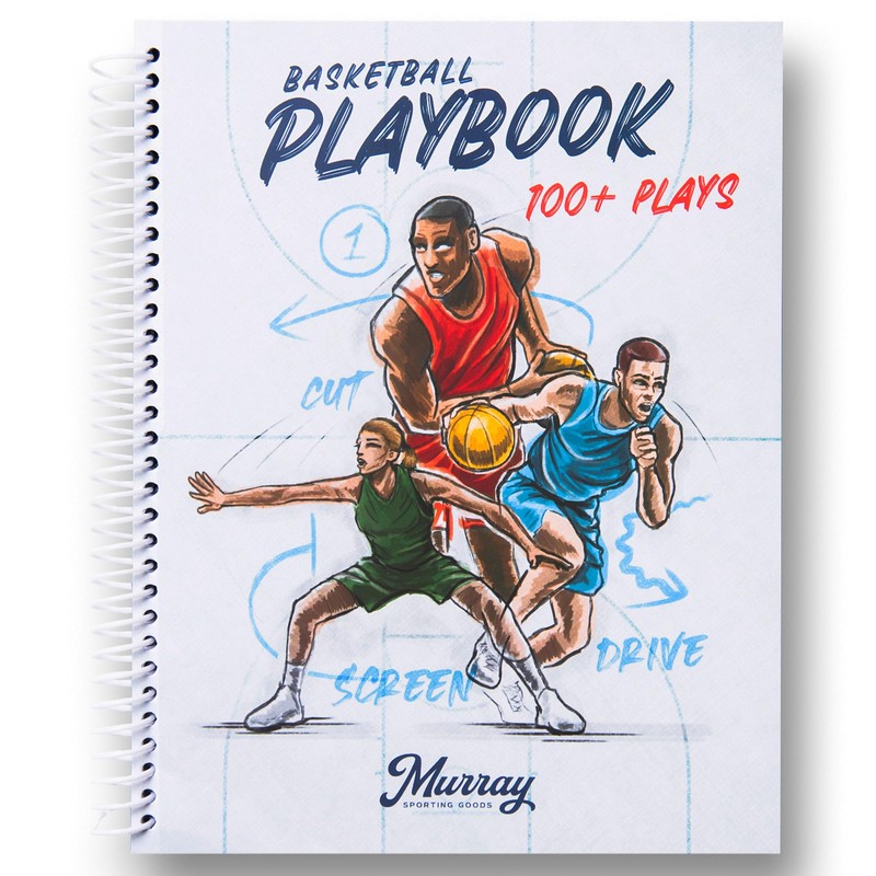 Murray Sporting Goods Basketball Playbook - Coaches Journal Notebook with