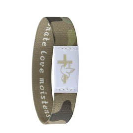 Bible Verse Bracelets Wearable Bible Bracelet Wearable Bracelets with NFC Daily Bible Verse Bracelet Christian Bracelet Wristbands for Men Bible Verse Bracelets for Women(Bible Bracelets Brown)