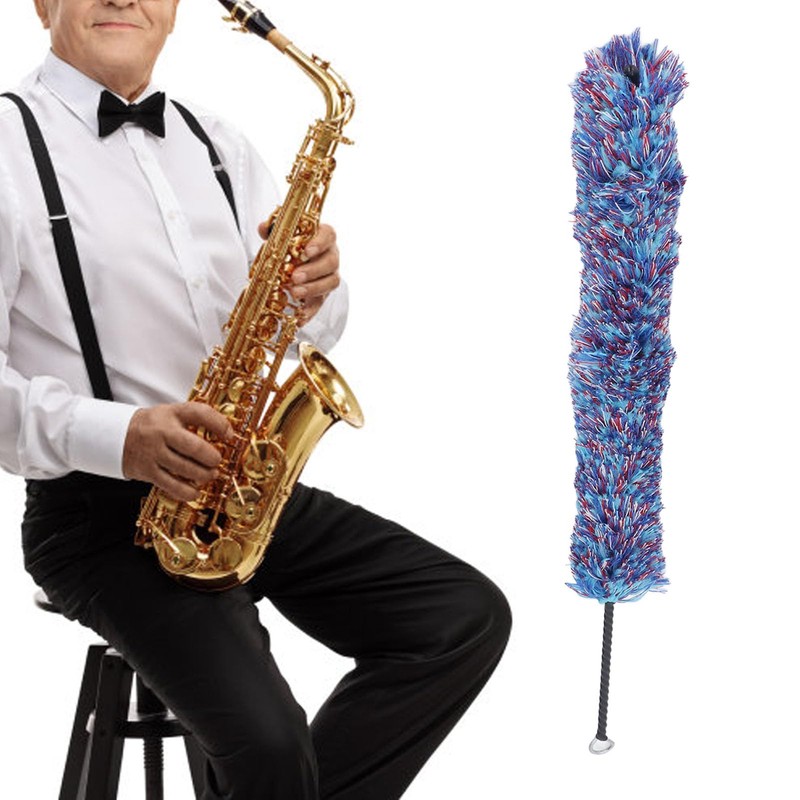 Clarinet Cleaning Brush, Colorful Cotton Thread Swab for Saxophone Flute