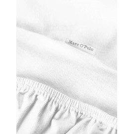 Marc O'Polo Premium Organic Jersey Fitted Sheet 140-160 x 200-220 cm White