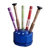 Screwdriver Storage Rack 10 Holes Aluminum Alloy Rotating Screwdriver Organizer