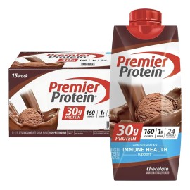 Premier Protein Malteada Alto Proteína Chocolate 15pk 325ml