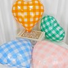 4PCS Pink Heart Balloons 17 Inch Pink and cream white