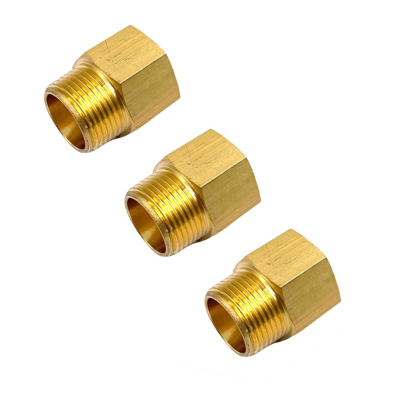 3Pcs 3/4 Inch NPT Pipe Fittings Adapters,3/4'' NPT Male to