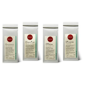Quertee® Herbal Tea No. 11 - 4 x 50 g Organic Tea - Wellness Set for Women - Women's Tea