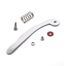 Generic 3pcs Guitar Tremolo Arm Replacement Jazz Compatible Vibrato Tailpiece Hand Crank Guitar Accessory for Electric Random Color