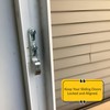 Brixwell 12-212-XCP2 5/16 in. Patio Door Strike Keeper Zinc -