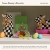 MACKENZIE-CHILDS Set of 3 Calico Mini Foil Bunny Figures, Spring