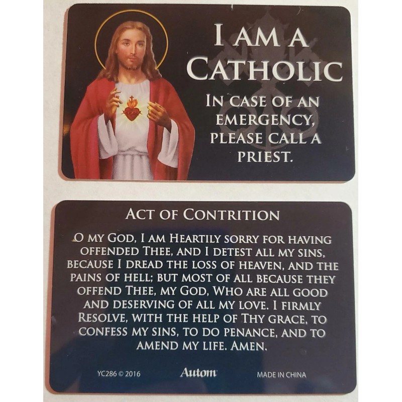 Sacred Heart Catholic ID Card
