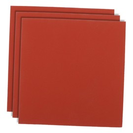 TEHAUX 3Pcs High Temperature Insulated Rubber Heat Press Mat Durable Non Deforming Cushions for Reliable Transfer Printing Convenient Home Accessory