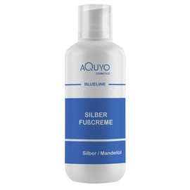 Blueline Silver Foot Cream for Dry, Sensitive and Cracked Feet (500 ml) | Foot Cream with Micro Silver for Itching & Callus | Foot Care Cream for Treating Foot Odour & Sweaty Feet