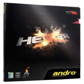 andro Rubber Hexer, black, 1,7 mm