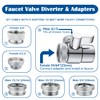 Sink Sprayer Hose Attachment for Faucet, Faucet Head Replacement with
