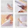 practicalWs 17.71In×196.7In Clear Wallpaper Transparent Kitchen Backsplash Protective Contact Paper