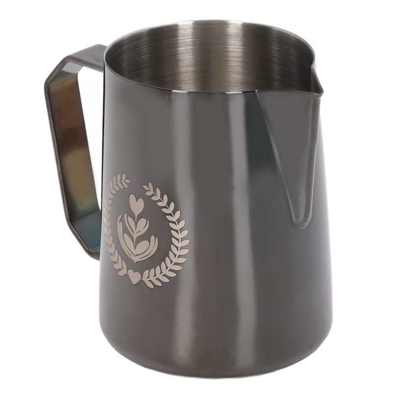 Frothing Jug Pitcher 600ml Food Grade Stainless Steel Milk Frother