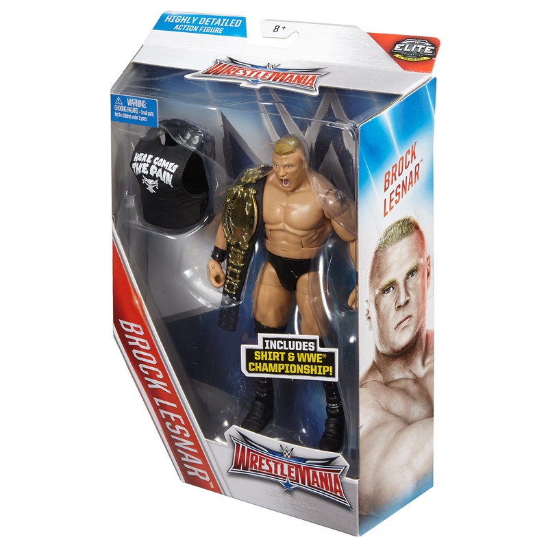 WWE MATTEL Elite Collection Wrestlemania 32 Brock Lesnar Action Figure