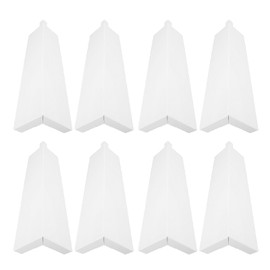 Pomya Aluminum Siding Corners, Aluminum Corner Trim 8Pcs Easy to Install with Nails for Mobile House