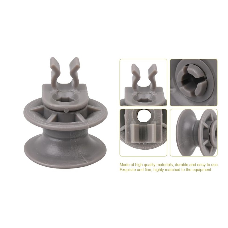 Walmine 4581DD3002A Upper Dishrack Roller Assembly Replacement for LG Dishwashers,