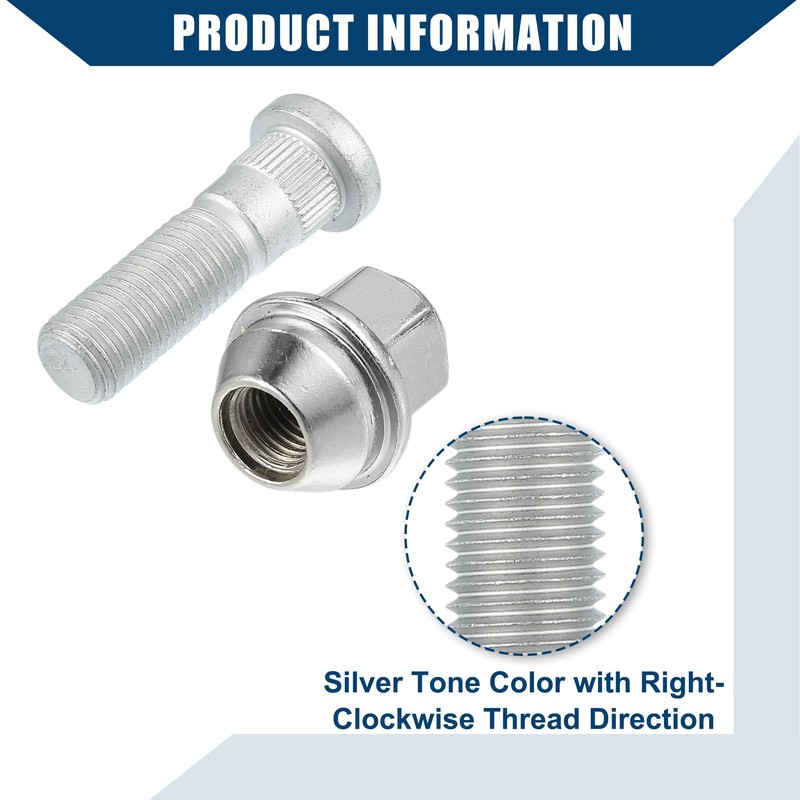 A ABSOPRO Ford Escape Focus Fusion M12-1.5 Wheel Bolt