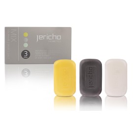 Jericho Cosmetics Natural Soap Bars 3-Pack - Vegan & Triple Milled – for Men & Women, Body & Face – 3 x 4.4 oz Bars (Mixed)