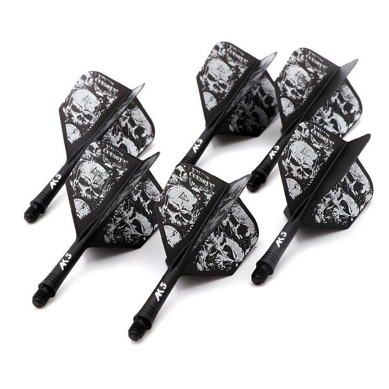 CUESOUL 6 Pieces ROST Integrated Dart Shaft and Flights,with exclusive