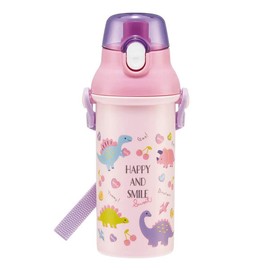 Skater Happy Smile One Touch Bottle 480ml water bottle with strap / 스케이터 해피스마일 원터치 보틀 480ml 끈달린 물통