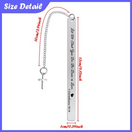 Bible Verse Bookmark Christian Gifts for Book Lovers Religious Gifts for Christian Easter Prayer Gift Scripture Gifts Inspirational Gifts for Daughter Son First Communion Gift Christmas Birthday Gifts