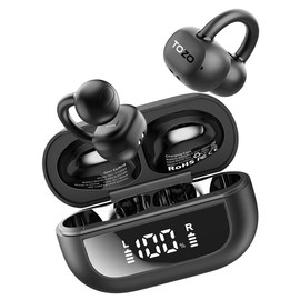 TOZO Open EarRing Bluetooth Headphones Open Ear Clip Wireless Earbuds