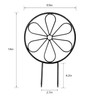 2 Pcs 14in Indoor Metal Garden Circle Plant Trellis for