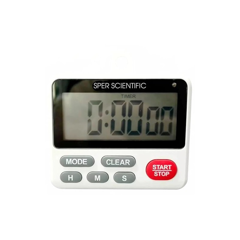 Sper Scientific 24-Hour Digital Lab + Kitchen Timer with LED