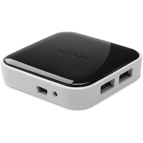 Belkin 4-Port USB Hub - Powered Desktop USB Docking Station