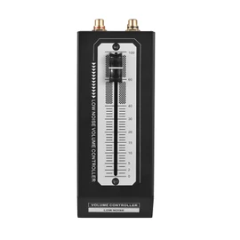 Mini Low Noise Volume Controller, Volume Adjustment Device Passive Preamp Active Speaker Volume Adjustment Controller Without External Power Supply and Lossless Output RCA Interface