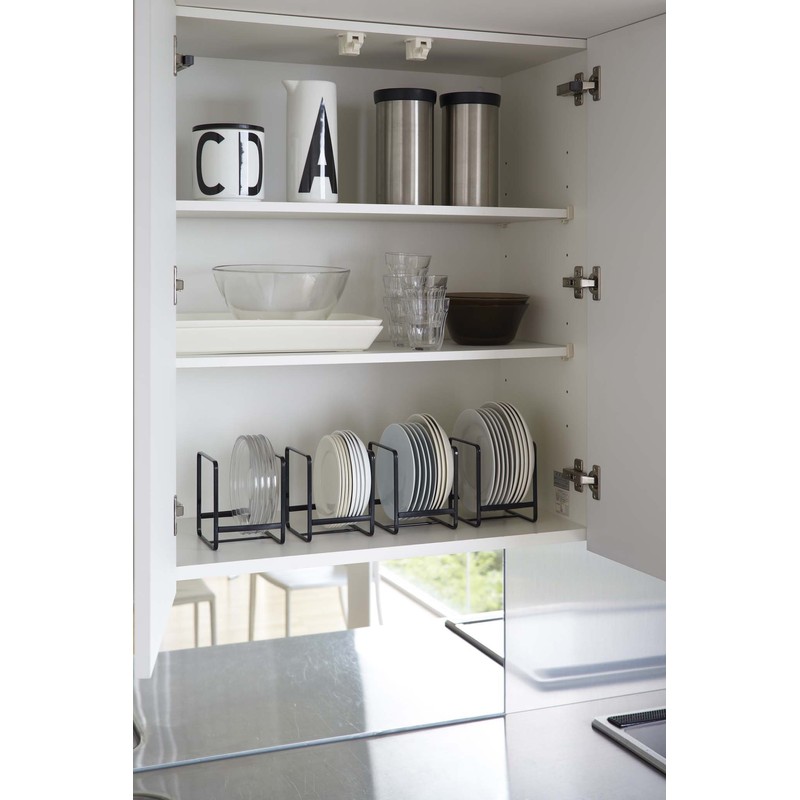 山崎実業 ディッシュスタンド ディッシュラック タワー S ブラック 2271