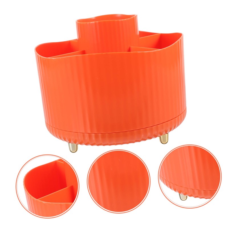 CHILDWEET Rotatable Storage Tube Makeup Brush Storage Holder Makeup Brush