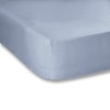 Plain Dyed Denim Fitted Sheet 105x200cm 100% Cotton Percale
