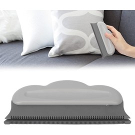 Liroyal Cat Dog Pet Brush Pilling Dusting Cleaning Double Serrated for Clothes Sofa Carpet Bed Comforter Cat Tower (Gray)