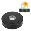 LED Rotating Display Base Black 360 Degrees 80s Circle Battery