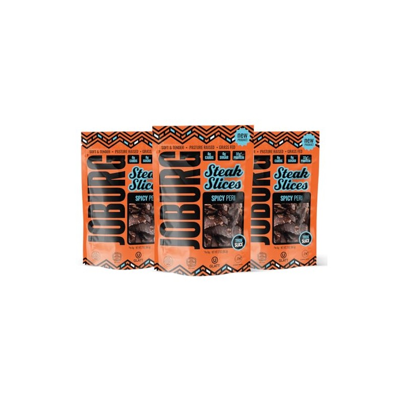 JOBURG VARIETY FLAVORS Steak Slices Biltong Meat Snack Kosher Multi