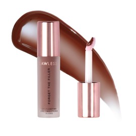 Lawless Women's Forget The Filler Lip Plumper Line Gloss, Maple Sugar, Brown, 0.11 Fl Oz (Pack of 1)