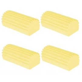 THJOPOKEEL Esponja de Limpieza de Polvo para el hogar, Reutilizable, con diseño de Superficie estriada. (Amarillo, 4)