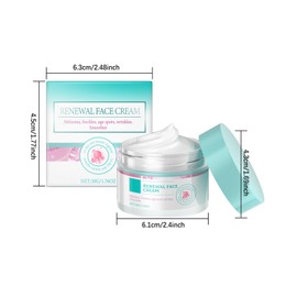 Anti-Age Day Cream, Anti-Wrinkle Face Cream, Nourishing Rejuvenating Cream, with Collagen, Hyaluronic Acid, Vitamin E, Organic Moisturising Cream for Face, Reduces Wrinkles, 50 g