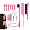 Hair Comb Set | Teasing Brush,Hairbrush Portable Small Comb Tool