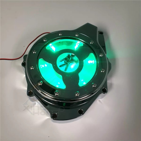Xinghong Green LED Stator Engine Cover Guard For Suzuki Gsx1300R